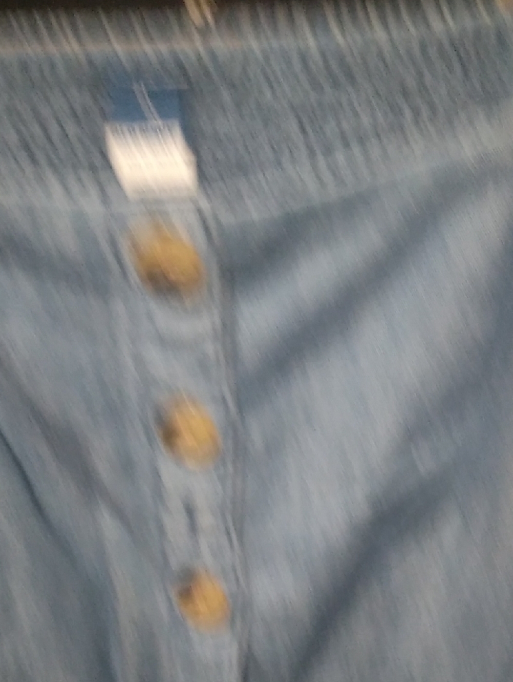 Old Navy Puff Sleeve Denim Mini Dress - Picture 6 of 11